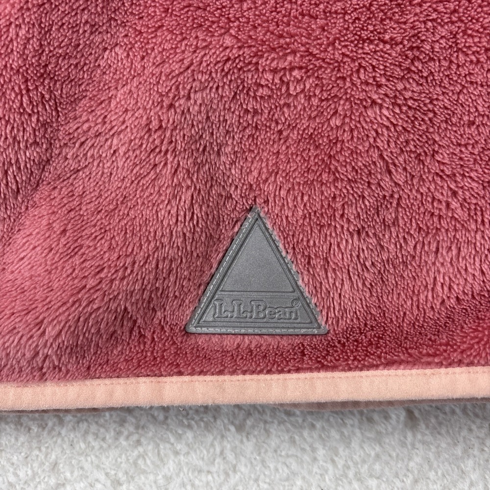 LL BEAN Hi-Pile Fleece Jacket Toddler Girls 2T Rose Pink Full Zip Bear Ears EUC - Picture 12 of 13